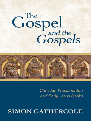 cover image of The Gospel and the Gospels